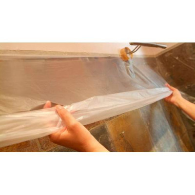 Plastico protector para múltiples superficies, zonas a pintar, reformas, bricolaje. Proteje del polvo, pintura, etc.