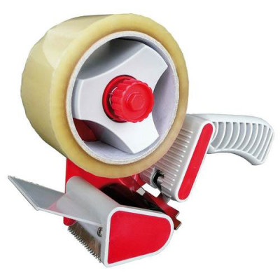 Precintadora para usar precintos de medidas universales. Dotado de cuchilla de corte y freno.