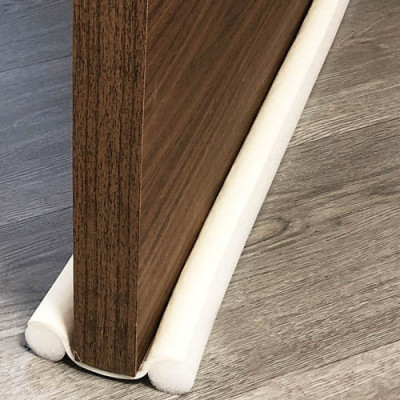 BURLETE BAJO PUERTA RODILLO 95CM BLANCO