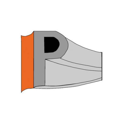 BURLETE CAUCHO P 6MT BLANCO