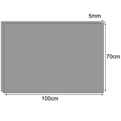 PANEL REFLECTANTE RADIADOR 0,70 X 1MTx5mm B/C