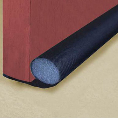 BURLETE BAJO PUERTA 1 RODILLO 95CM NEGRO