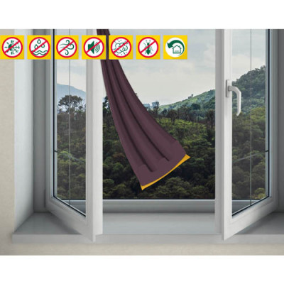 BURLETE CAUCHO E MARRON 25MT FORMATO AHORRO