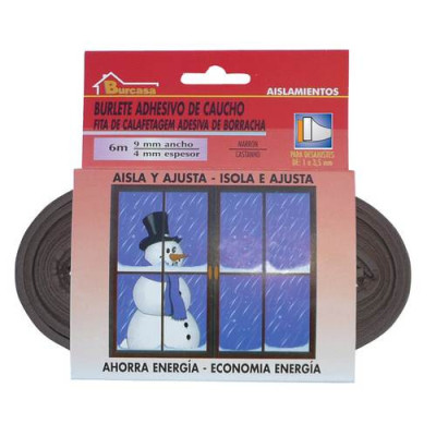 BURLETE CAUCHO I 6MT MARRON