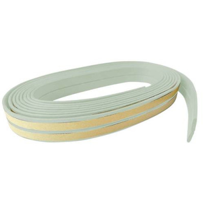 BURLETE CAUCHO I 9X2MM BLANCO ROLLO 100M