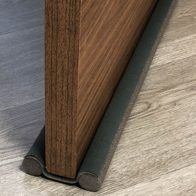 BURLETE BAJO PUERTA RODILLO 95CM GRIS