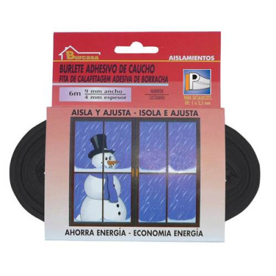 BURLETE CAUCHO P 6MT NEGRO