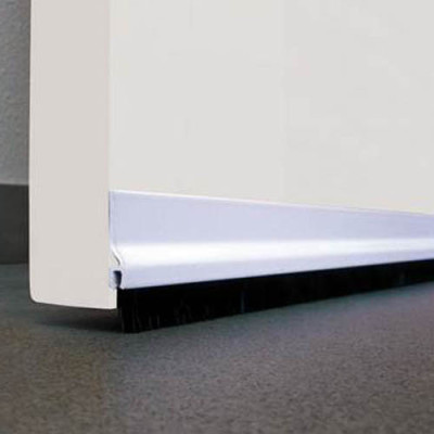 BURLETE ALUMINIO GARAJE FLECO 1,25MT BLANCO