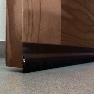 BURLETE ALUMINIO GARAJE FLECO 1,25MT BRONCE