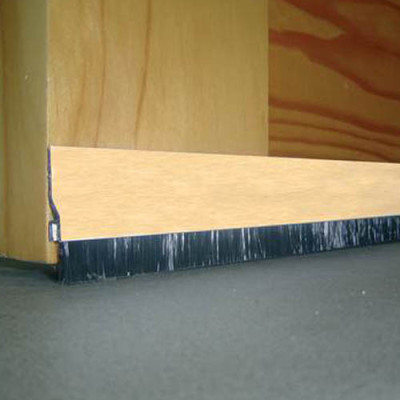 BURLETE ALUMINIO GARAJE FLECO 1,25MT PINO