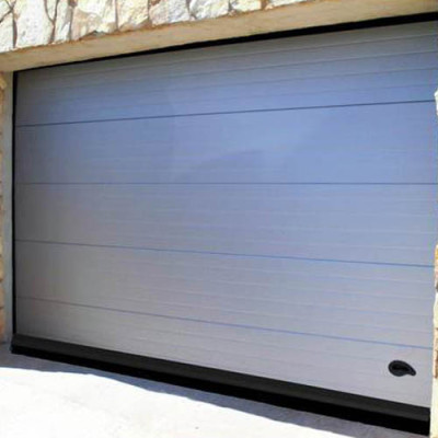 BURLETE ALUMINIO GARAJE FLECO 3,05MT NEGRO