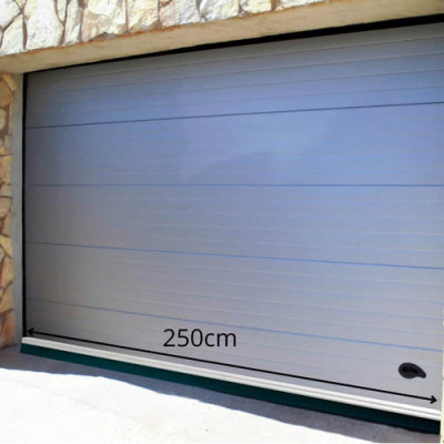 BURLETE ALUMINIO GARAJE LABIO 2,50MT BLANCO