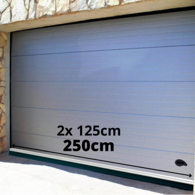 BURLETE ALUMINIO GARAJE LABIO 250(2X1,25M) BLA