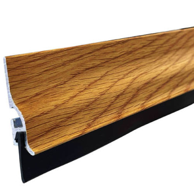 BURLETE ALUMINIO ADHESIVO LABIO 1,05MT ROBLE