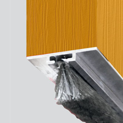 BURLETE OCULTO ALUMINIO 1MT FLECO