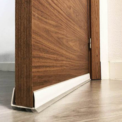 BURLETE BAJOPUERTA QUATRO-STOP PVC 1 MT BLANCO