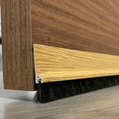 BURLETE PVC FLECOS ROBLE 1MT