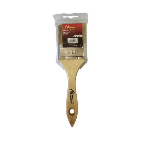 PALETINA DOBLE MANGO MADERA Nº 27 55MM