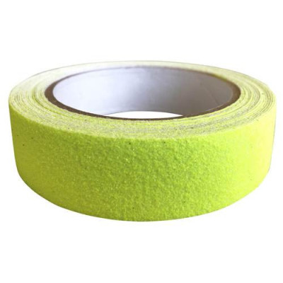 Cinta adhesiva con recubrimiento antideslizante. Para fijar en escaleras, rampas, suelos lisos, etc…