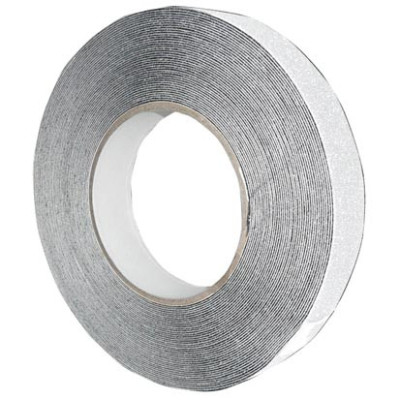 Cinta adhesiva con recubrimiento antideslizante. Para fijar en escaleras, rampas, suelos lisos, etc…