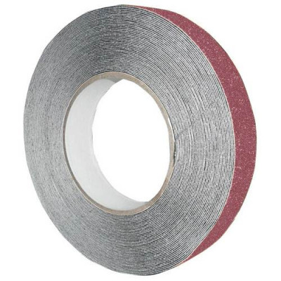 Cinta adhesiva con recubrimiento antideslizante. Para fijar en escaleras, rampas, suelos lisos, etc…