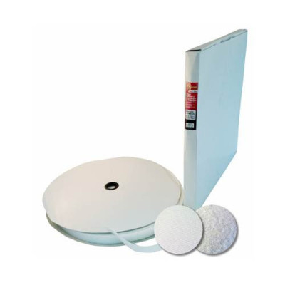 Cinta de cierre macho/hembra. Viene en caja dispensadora.