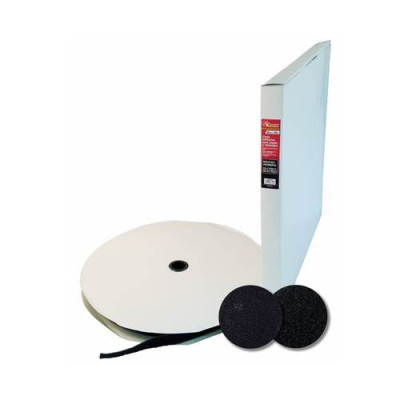 Cinta de cierre macho/hembra. Viene en caja dispensadora.